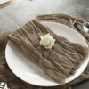 Cheesecloth Gauze Napkins with Wrinkled, Set of 5, Over Sized