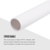 MECCANIXITY 1 Inch PVC Rigid Tube Round Pipe Tubing Hardware