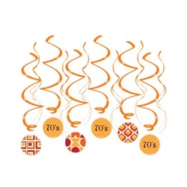 PD-Party 7024128 Swirls Decoration, Multicolor, 70cm