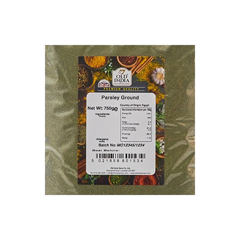 Old India Parsley Ground 750g