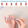 Kifmurase 4 Pcs Diamond Deb Nail Files with Sharp Pointed