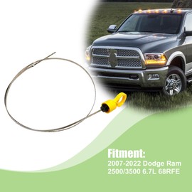 SecosAutoparts 53034117AA Transmission Fluid Dipstick Compatible with Dodge Ram 2500 3500 6.7L 68RFE 2007-2022 Engine Oil Level Indicator Dipstick Replace 53034117AB