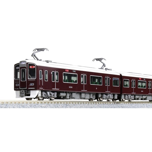 KATO 10-1365 N Gauge Hankyu Electric Railway 9300 Series Kyoto Line Basic Set 4 Cars Railway Model Train