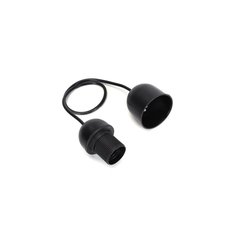 E27 Plastic Lamp Socket Cable 2 x 0.75 mm² 0.5