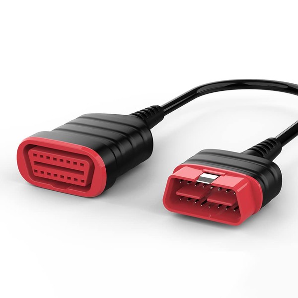 thinkcar OBD-II OBD-II-Verlängerungskabel Ultra Low Profile – Flaches 16-poliges Durchgangskabel