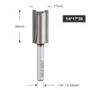 hsawbit Straight 2-Flute Router Cutter, 1/4 Inch Shank, 17mm Cut