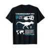 Tyrannosaurus Rex fact sheet Dinosaur Facts T-Shirt