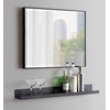 Kate and Laurel Rhodes Large Framed Decorative Rectangle Wall Mirror,