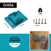 5 Pieces Tool Holder, Rozlchar Drill Holder Wall Mount Compatible