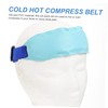Beavorty Ice Pack Forehead Wrap Reusable Cooling Gel Head Wrap