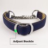 JiangYanus Martingale Collar for Dogs, Leather Martingale Dog Collar with
