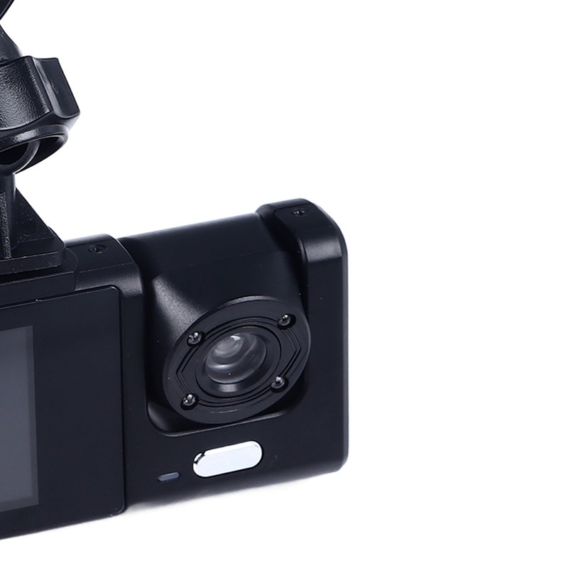 3 Channel Dash Cam 170° Front Viewing Angle Three Way