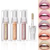 HERBENJOY Metallic Lipstick Glitter Chameleon Lipgloss, Multichrome Tinted Lip Gloss