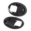 BEBECAR Carbon Fiber ABS Door Handle Bezel Trim COver Fits