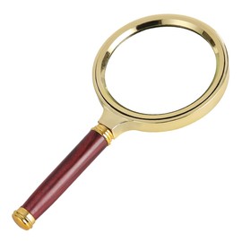 Sarini 8cm 10x magnifying glass, portable magnifying glass for reading for the elderly, primary school science and optics popular science teaching instrument