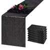 TCBESTO Rose Gold Sequin Table Runner 12" x 108" 6Pack