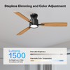 Atolit Ceiling Fans with Lights,52 Inch,Quiet Reversible Motor,Easy to Install,6