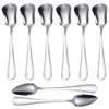 6pcs Ice Cream Spoons, 2pcs Mud Scraper, Ice Cream Divider,