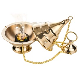MaMeMi Unknown Nazareth Incense Swivel Set - Brass Incense Swivel Including Incense and Charcoal