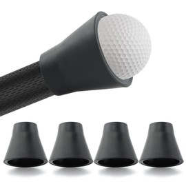 5Pcs Golf Ball Retriever, Portable Golf Ball Picker Upper for Putter, Durable Golf Ball Grabber Pick Up Tool, Quick Installation Grip Sucker for Putter Handles Golf Accessories