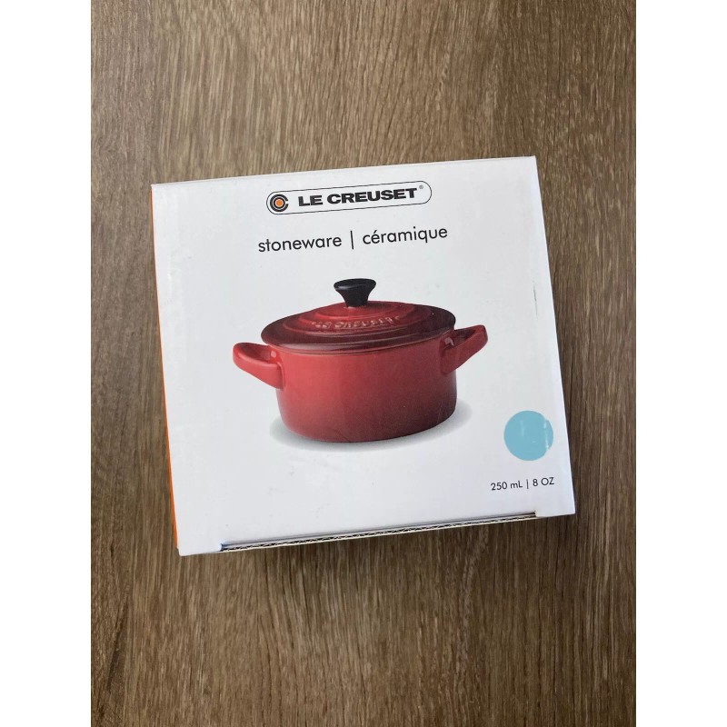 Le Creuset "Turquoise" 8 Oz Mini Round Cocotte LE CREUSET