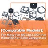 Mtanlo Carburetor Carb Repair Kit for McCulloch Mac PROMAC 700