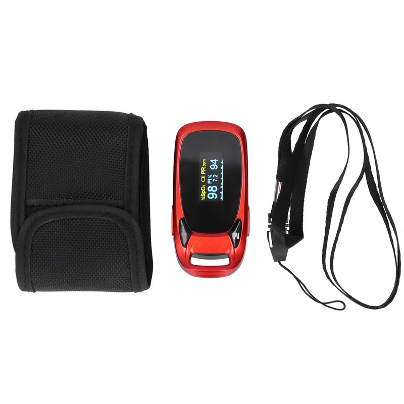 Fingertip Pulse Oximeter Digital Battery Blood Oxygen Saturation Monitor with