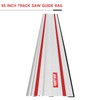Eastvolt 55" Track Saw Guide Rail for Track Saw, 1x55