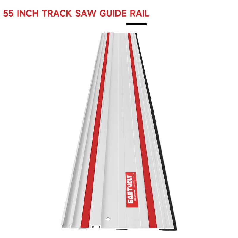 Eastvolt 55" Track Saw Guide Rail for Track Saw, 1x55