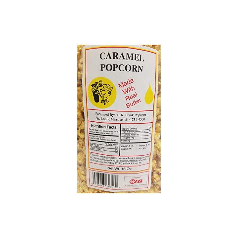 C.R. Frank Popcorn Gourmet Caramel Popcorn - 16 oz Bag