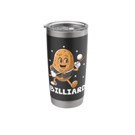 Potato Playing Billiard Pool Cue Sports Athlete Game Kids Stainless Steel Insulated Tumbler