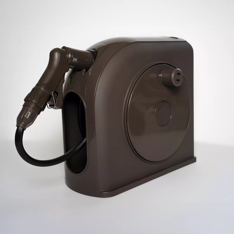 Garden IRIS OHYAMA Slim Hose Reel 65ft | Compact, Anti-Twist