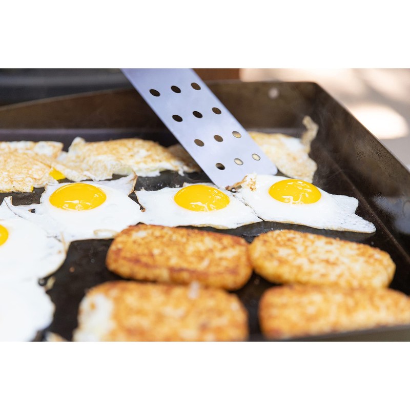 Fox Run Griddle Spatula Slotted, Stainless Steel, Silver, 14.76 x