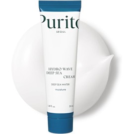 PURITO Crema de mar profundo, hidratación, ligera, para todo tipo de piel, hidratante facial diario, vegano y libre de crueldad, cuidado de la piel coreano, 1.7 fl oz 1.69 onzas líquidas