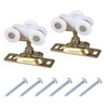 2pcs 3/4" Sliding Door Wheels Replacement Kit, Pocket Door Rollers