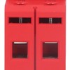 Orange Red Combiner Box Surge Protection Device Distribution Box Voltage