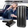 Gorgeri Carbon Fibre Cigar Case Humidors 3 Tubes Cigar Holder