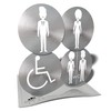 Toilet Sticker - Toilet Sign - Man - Woman -