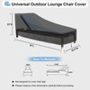 OutdoorLines Outdoor Waterproof Patio Chaise Lounge Chair Cover - UV