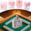 Empty Mahjong Bag, 11.81x8.66x3.54in PVC Material Clear American Mahjong Tile