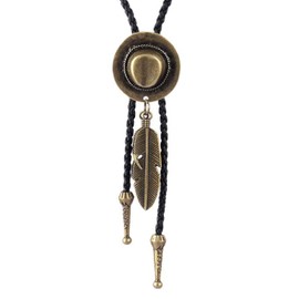 TPZORJX 1 x Tie, cowboy, cowboy costume men, cowboy vest men, cowboy vest women, western outfit men, cowboy costume accessories, carnival costumes, leather rodeo pendant for men and women