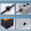 Fielect 30Pcs Cable Snap Bushing Grommets 10mm Mounted Dia Snap