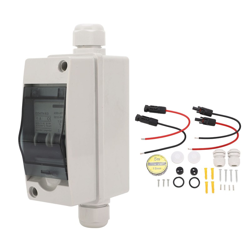 Solar Disconnect Switch 6A IP65 Outdoor Small Miniature Circuit Breaker