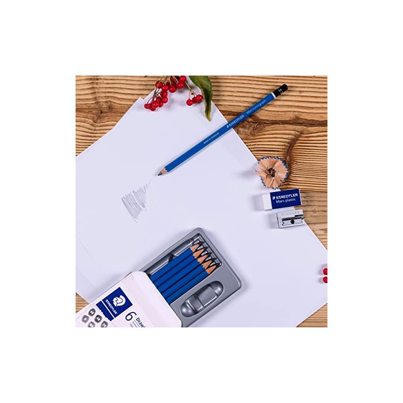 Staedtler Mars Sketching Set Bonus Pack, 61 100C6.