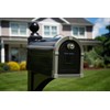 Architectural Mailboxes Landover Aluminum Mailbox Post, Black