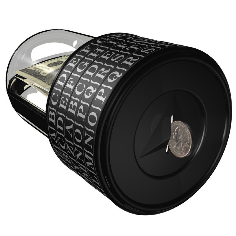 Puzzle Pod Cryptex - Brain Teaser Puzzle & Coin Bank