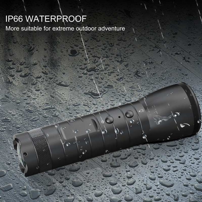 LICAEVEY Flashlight Video Camera, 1080P 5 Lighting Modes LED Flashlight