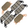 Caltric Front And Rear Brake Pads for Honda CBR600F3 Super