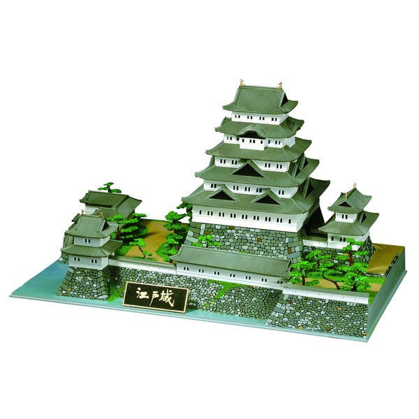 Doyusha DX-4 1/350 Japanese Famous Castle Deluxe Edo Castle Plastic Model Molded Color