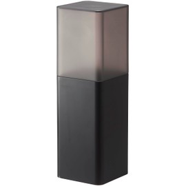 Yamazaki 5373 Cutlery Stand with Lid, Black, Approx. W 3.1 x D 3.1 x H 9.8 inches (8 x 8 x 25 cm), Tower, Dust Proof, Dividers Included